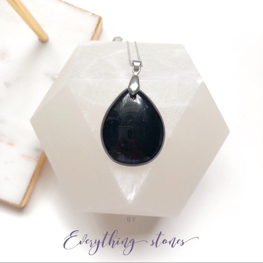 Natural Luxury Black Onyx Necklace